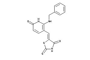 5-[[2-(benzylamino)-6-keto-1H-pyridin-3-yl]methylene]-2-thioxo-thiazolidin-4-one