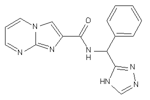 N-[phenyl(4H-1,2,4-triazol-3-yl)methyl]imidazo[1,2-a]pyrimidine-2-carboxamide