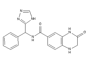 3-keto-N-[phenyl(4H-1,2,4-triazol-3-yl)methyl]-2,4-dihydro-1H-quinoxaline-6-carboxamide