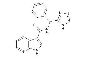 N-[phenyl(4H-1,2,4-triazol-3-yl)methyl]-1H-pyrrolo[2,3-b]pyridine-3-carboxamide