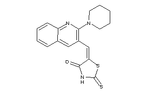 5-[(2-piperidino-3-quinolyl)methylene]-2-thioxo-thiazolidin-4-one