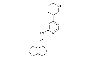 [6-(3-piperidyl)pyrimidin-4-yl]-(2-pyrrolizidin-8-ylethyl)amine
