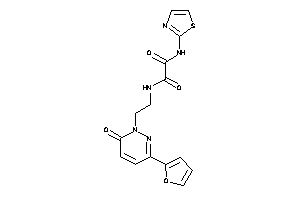 N-[2-[3-(2-furyl)-6-keto-pyridazin-1-yl]ethyl]-N'-thiazol-2-yl-oxamide