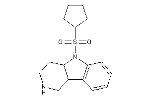 5-cyclopentylsulfonyl-1,2,3,4,4a,9b-hexahydropyrido[4,3-b]indole