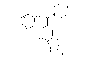 5-[(2-morpholino-3-quinolyl)methylene]-2-thioxo-thiazolidin-4-one