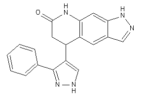 5-(3-phenyl-1H-pyrazol-4-yl)-1,5,6,8-tetrahydropyrazolo[4,3-g]quinolin-7-one