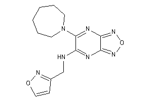 Image of [6-(azepan-1-yl)furazano[3,4-b]pyrazin-5-yl]-(isoxazol-3-ylmethyl)amine