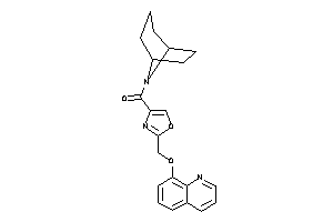 8-azabicyclo[3.2.1]octan-8-yl-[2-(8-quinolyloxymethyl)oxazol-4-yl]methanone