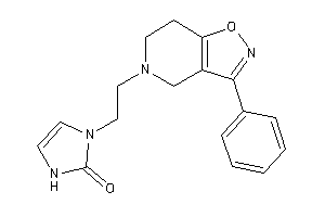 1-[2-(3-phenyl-6,7-dihydro-4H-isoxazolo[4,5-c]pyridin-5-yl)ethyl]-4-imidazolin-2-one