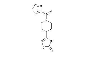 3-[1-(oxazole-4-carbonyl)-4-piperidyl]-1,4-dihydro-1,2,4-triazol-5-one