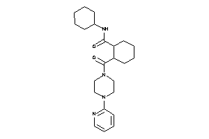 N-cyclohexyl-2-[4-(2-pyridyl)piperazine-1-carbonyl]cyclohexanecarboxamide