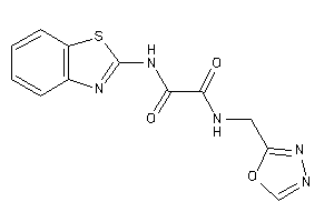 N'-(1,3-benzothiazol-2-yl)-N-(1,3,4-oxadiazol-2-ylmethyl)oxamide