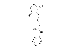 4-(2,4-diketothiazolidin-3-yl)-N-phenyl-butyramide