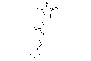 3-(2,5-diketoimidazolidin-4-yl)-N-(2-pyrrolidinoethyl)propionamide