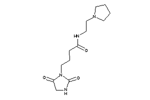 4-(2,5-diketoimidazolidin-1-yl)-N-(2-pyrrolidinoethyl)butyramide