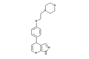 4-[4-(2-morpholinoethoxy)phenyl]-1,4-dihydropyrano[2,3-c]pyrazole