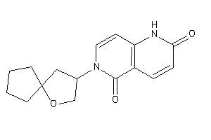 Image of 6-(1-oxaspiro[4.4]nonan-3-yl)-1H-1,6-naphthyridine-2,5-quinone