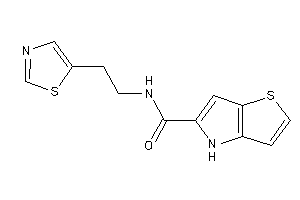 Image of N-(2-thiazol-5-ylethyl)-4H-thieno[3,2-b]pyrrole-5-carboxamide