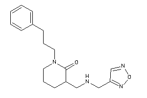 3-[(furazan-3-ylmethylamino)methyl]-1-(3-phenylpropyl)-2-piperidone