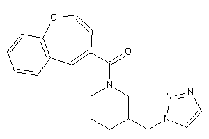 Image of 1-benzoxepin-4-yl-[3-(triazol-1-ylmethyl)piperidino]methanone