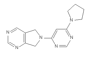 6-(6-pyrrolidinopyrimidin-4-yl)-5,7-dihydropyrrolo[3,4-d]pyrimidine