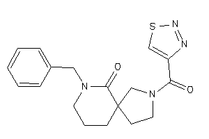 7-benzyl-3-(thiadiazole-4-carbonyl)-3,7-diazaspiro[4.5]decan-6-one