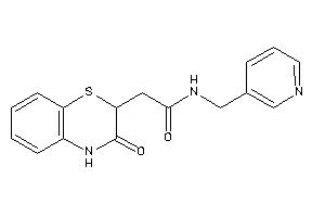 2-(3-keto-4H-1,4-benzothiazin-2-yl)-N-(3-pyridylmethyl)acetamide