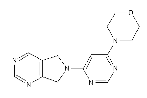 4-[6-(5,7-dihydropyrrolo[3,4-d]pyrimidin-6-yl)pyrimidin-4-yl]morpholine