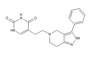 5-[2-(3-phenyl-2,4,6,7-tetrahydropyrazolo[4,3-c]pyridin-5-yl)ethyl]uracil