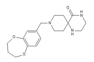 Image of 9-(3,4-dihydro-2H-1,5-benzodioxepin-7-ylmethyl)-1,4,9-triazaspiro[5.5]undecan-5-one