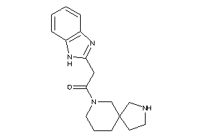 2-(1H-benzimidazol-2-yl)-1-(2,9-diazaspiro[4.5]decan-9-yl)ethanone