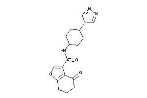 4-keto-N-[4-(1,2,4-triazol-4-yl)cyclohexyl]-6,7-dihydro-5H-benzofuran-3-carboxamide