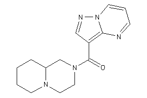 1,3,4,6,7,8,9,9a-octahydropyrido[1,2-a]pyrazin-2-yl(pyrazolo[1,5-a]pyrimidin-3-yl)methanone