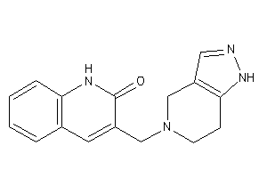 3-(1,4,6,7-tetrahydropyrazolo[4,3-c]pyridin-5-ylmethyl)carbostyril
