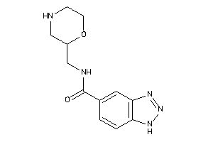 N-(morpholin-2-ylmethyl)-1H-benzotriazole-5-carboxamide