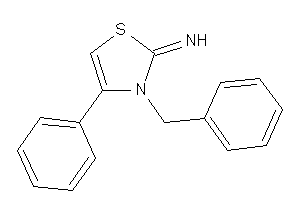 (3-benzyl-4-phenyl-4-thiazolin-2-ylidene)amine