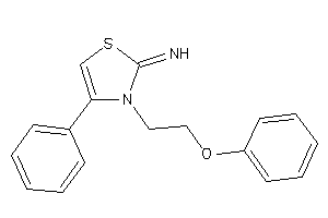 [3-(2-phenoxyethyl)-4-phenyl-4-thiazolin-2-ylidene]amine