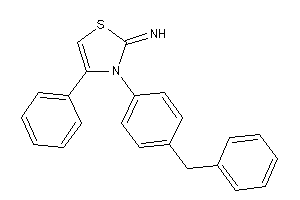 [3-(4-benzylphenyl)-4-phenyl-4-thiazolin-2-ylidene]amine