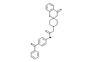 N-(4-benzoylphenyl)-2-(4-ketospiro[chroman-2,4'-piperidine]-1'-yl)acetamide