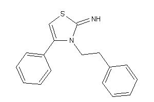 (3-phenethyl-4-phenyl-4-thiazolin-2-ylidene)amine