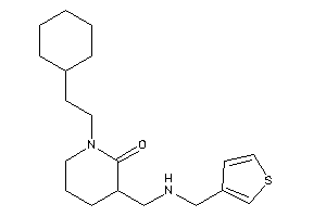 1-(2-cyclohexylethyl)-3-[(3-thenylamino)methyl]-2-piperidone