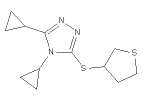 3,4-dicyclopropyl-5-(tetrahydrothiophen-3-ylthio)-1,2,4-triazole