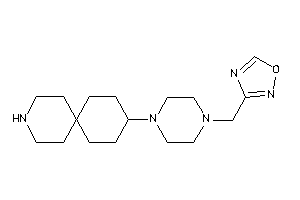 3-[[4-(3-azaspiro[5.5]undecan-9-yl)piperazino]methyl]-1,2,4-oxadiazole