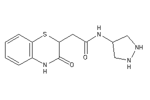 2-(3-keto-4H-1,4-benzothiazin-2-yl)-N-pyrazolidin-4-yl-acetamide