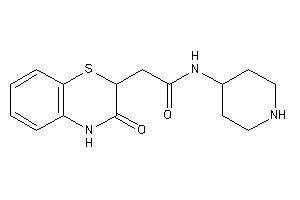 2-(3-keto-4H-1,4-benzothiazin-2-yl)-N-(4-piperidyl)acetamide