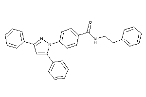 4-(3,5-diphenylpyrazol-1-yl)-N-phenethyl-benzamide