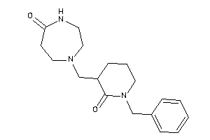 1-[(1-benzyl-2-keto-3-piperidyl)methyl]-1,4-diazepan-5-one