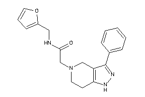 Image of N-(2-furfuryl)-2-(3-phenyl-1,4,6,7-tetrahydropyrazolo[4,3-c]pyridin-5-yl)acetamide