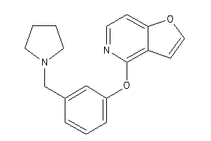 4-[3-(pyrrolidinomethyl)phenoxy]furo[3,2-c]pyridine