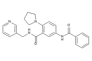 Image of 5-benzamido-N-(3-pyridylmethyl)-2-pyrrolidino-benzamide